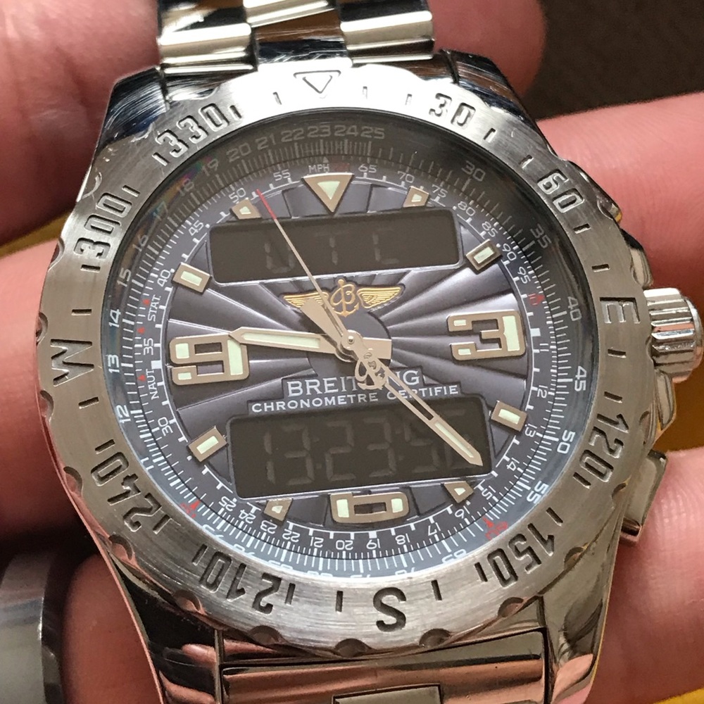 Breiling Airwolf Super Quartz Pro II Men’s Watch